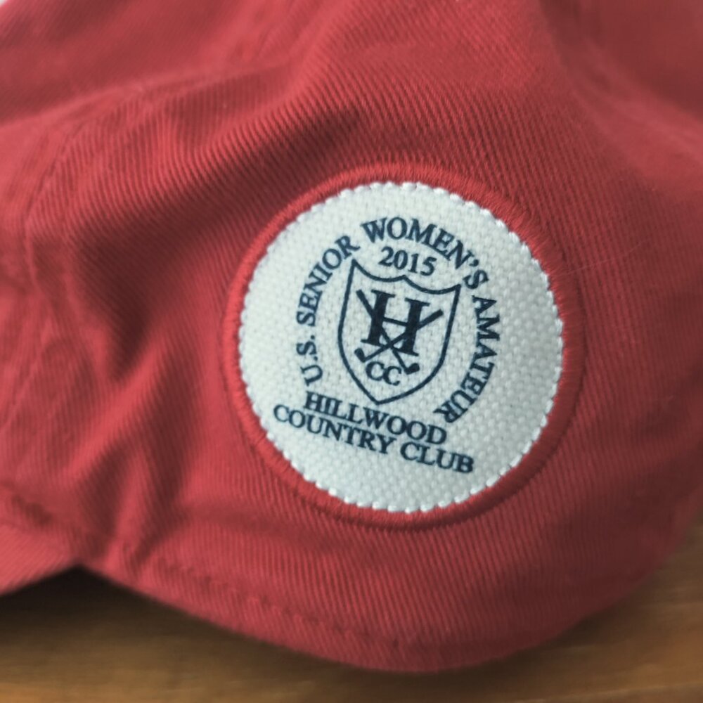 Ahead USGA Hat 2015 Hillwood CC Adjustable Red Golf Classic Fit Women's Amateur - Picture 4 of 8